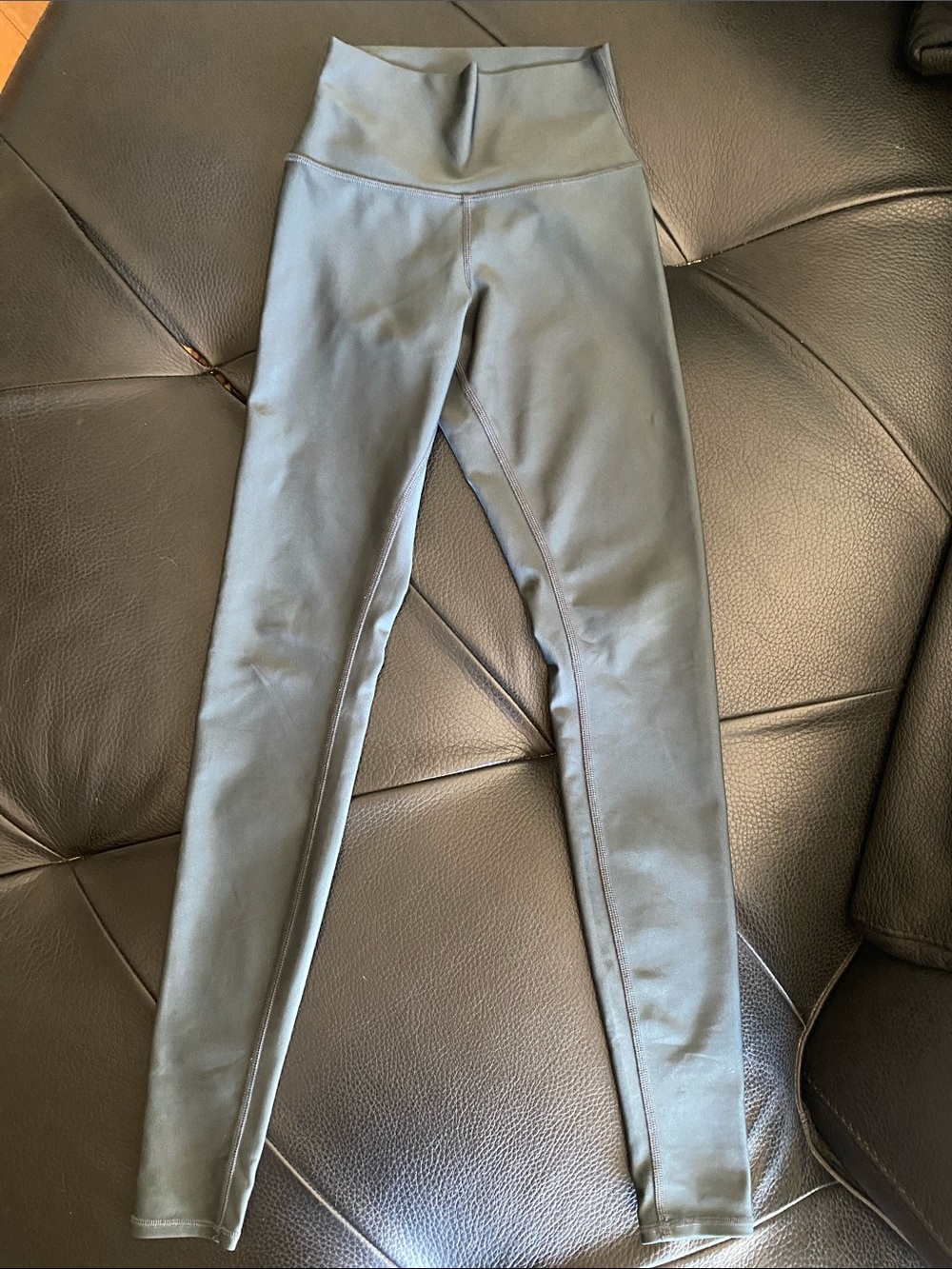 Alo High-Waist Kids Active Leggings - Blue